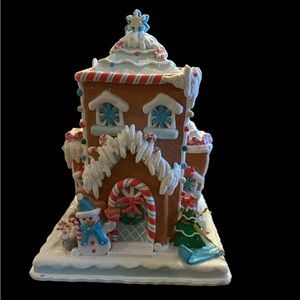 Cupcakes and Cashmere Light Up Gingerbread House Christmas